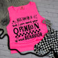 Assuming tee/tank