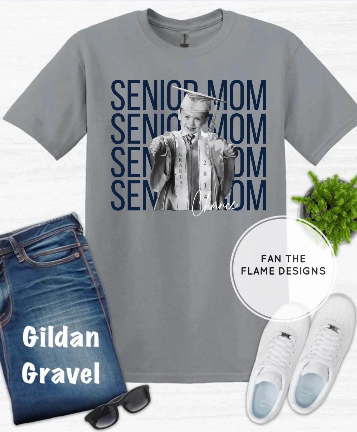 Senior Mom with photo & name