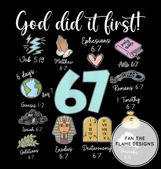 God did it first Short/Long/Sweatshirt