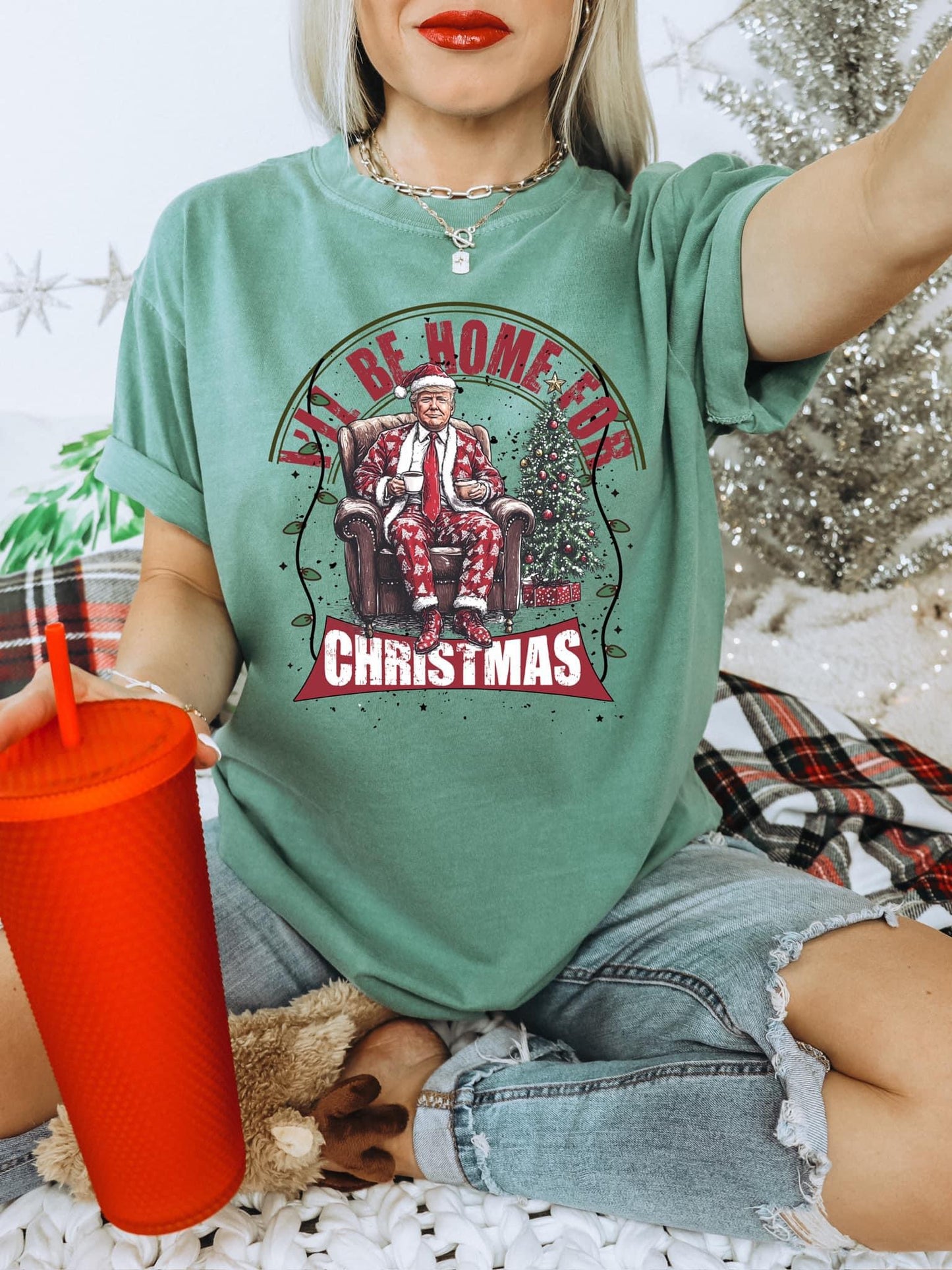 Trump Home for Christmas tee/sweatshirt