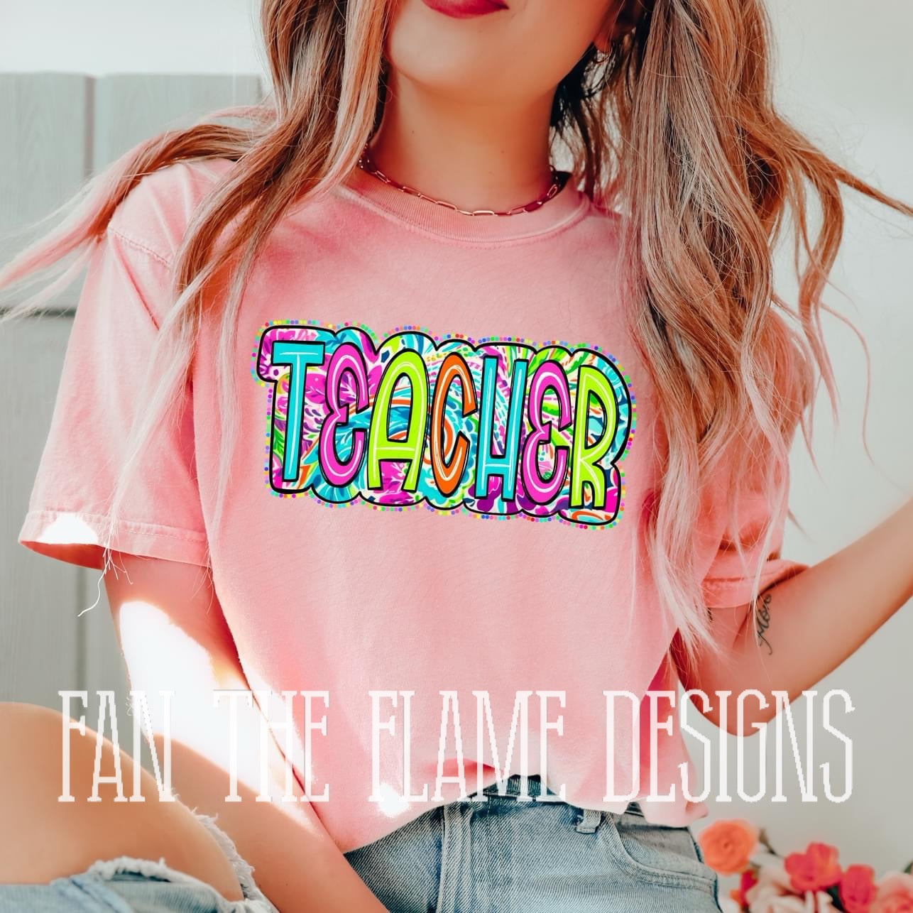 Paisley Teacher tee