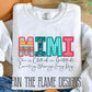 She is Clothed - patterned faux embroidery tee/sweatshirt