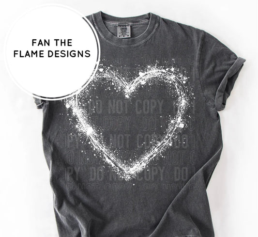 Splatter Heart Short/Long/Sweatshirt