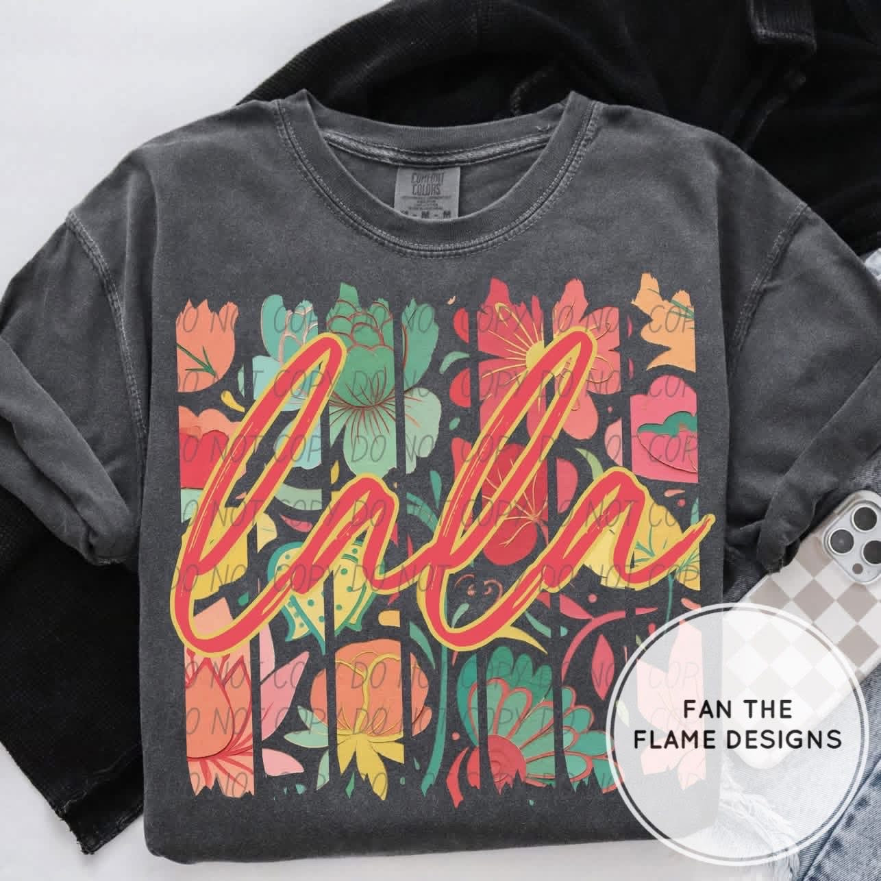 Floral Striped Names