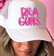 Mascot pink brushstroke Hat