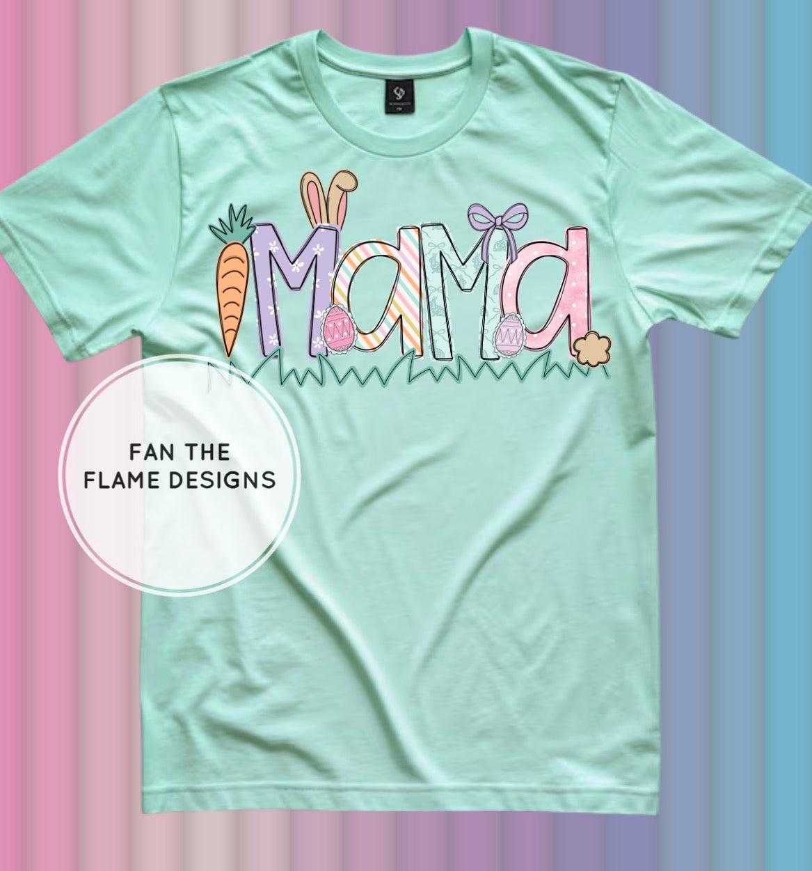 Mama Easter Font Short/Long/Sweatshirt