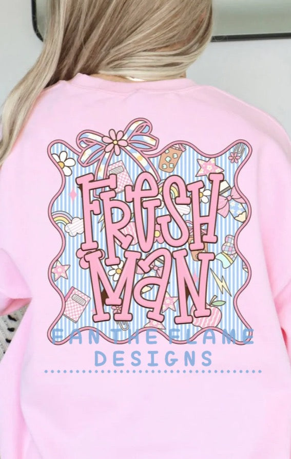 Seersucker frame Grade Levels tee/tank