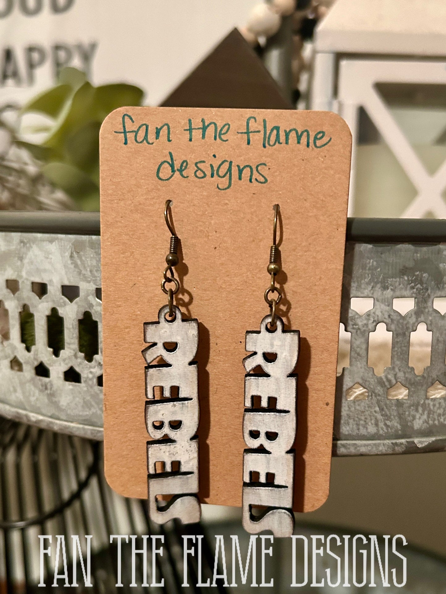 Handmade Rebel Dangle Earrings