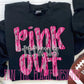 Pink Out Mascot tee/sweatshirt