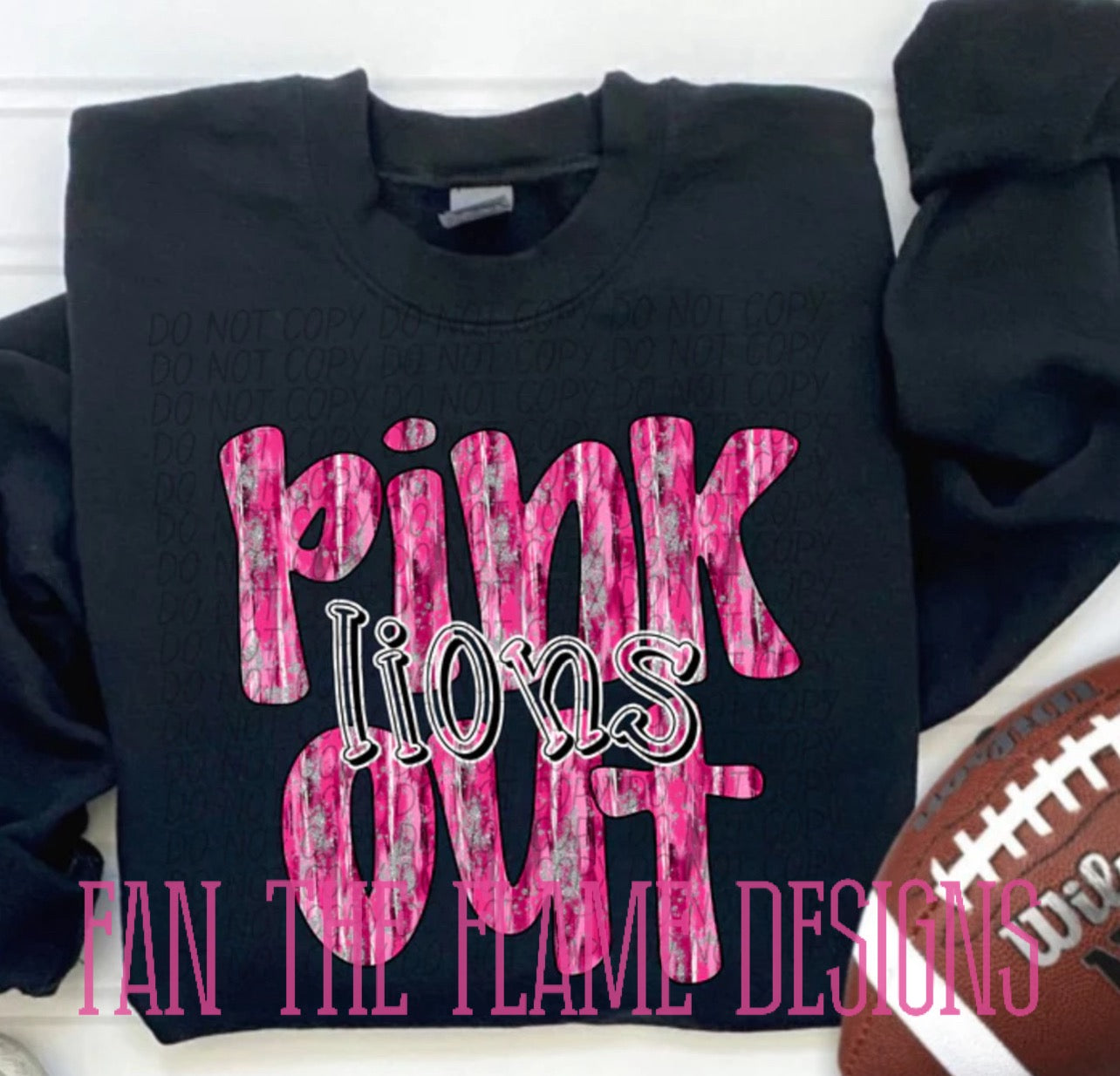 Pink Out Mascot tee/sweatshirt