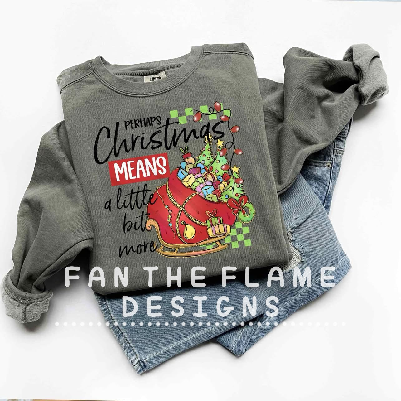 Perhaps Christmas means a little bit more sleigh tee/sweatshirt