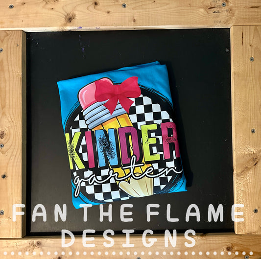 Kindergarten retro circle Tee/Sweatshirt