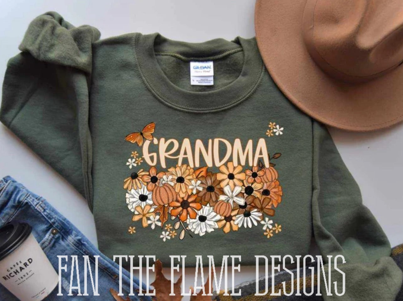 Fall Florals tee/sweatshirt