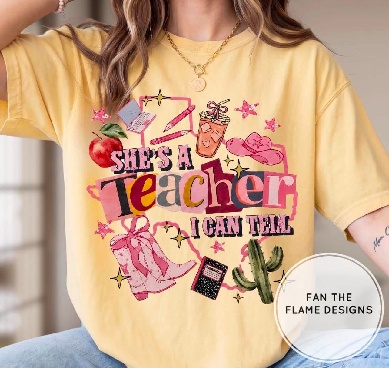She’s a teacher I can tell