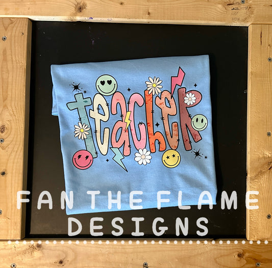 Teacher Smileys Tee/Sweatshirt