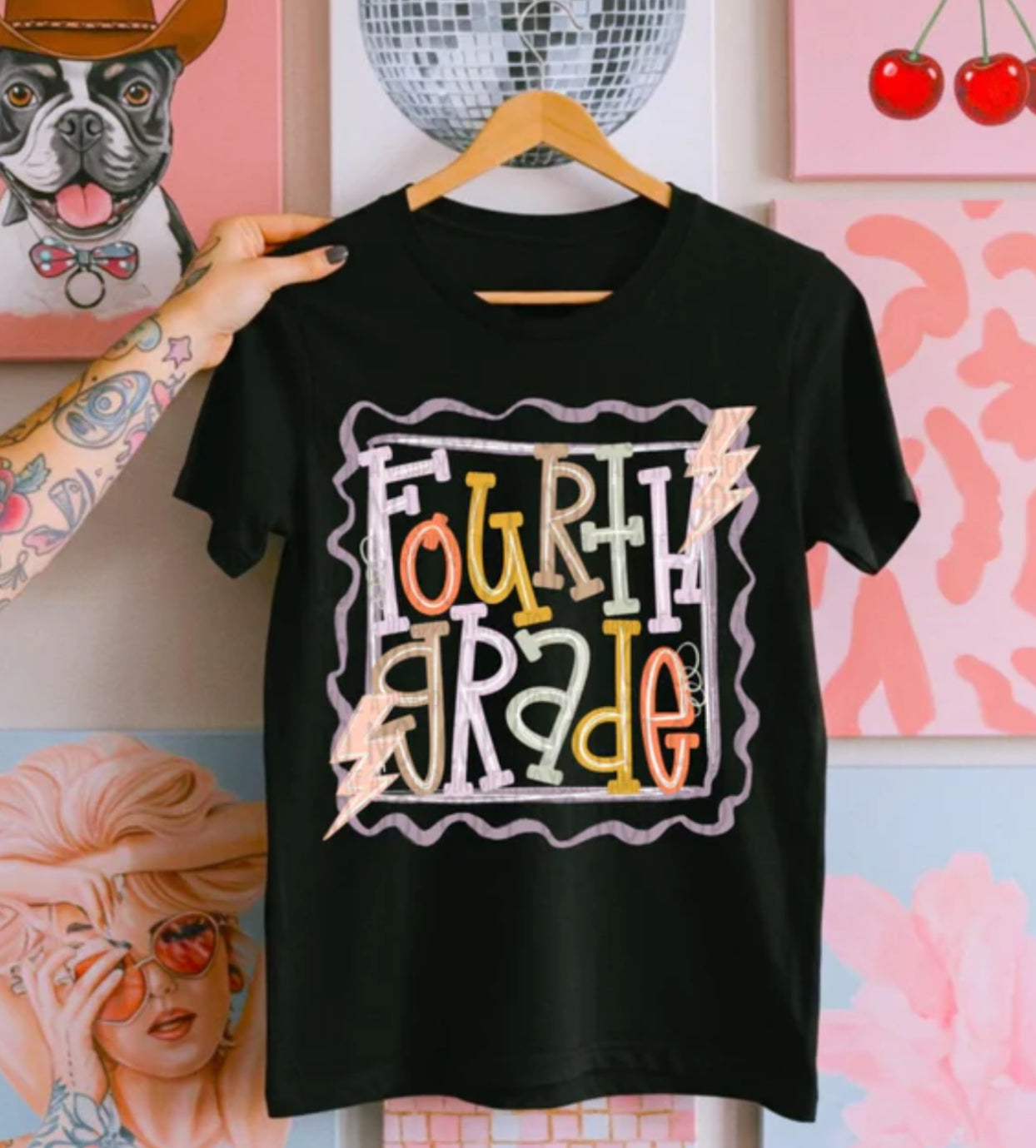 School Doodle Stamp tee/sweatshirt