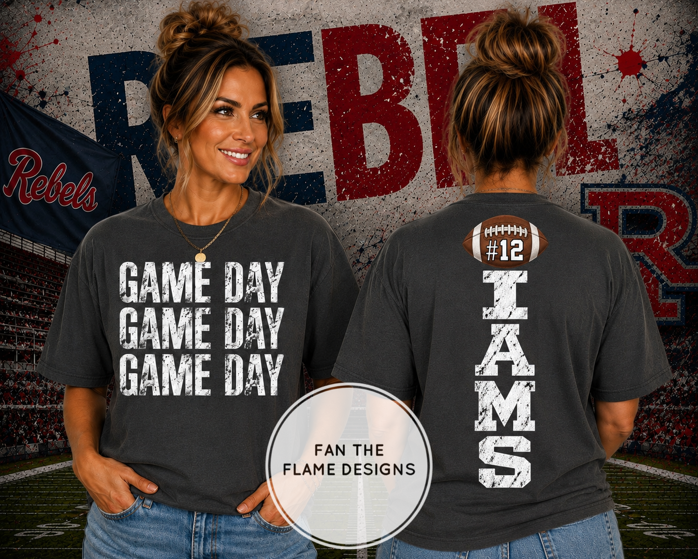 Game Day with name & number