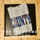Checkered Glitter County Mascot tee/sweatshirt