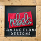 Rebels Sequin Patch Tee