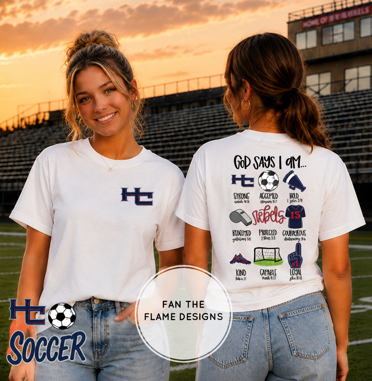 God says I am…HC Rebel Soccer version