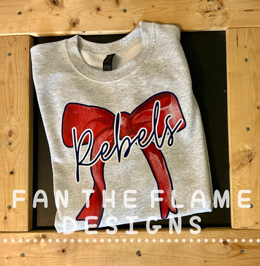 Rebels Bow tee/sweatshirt