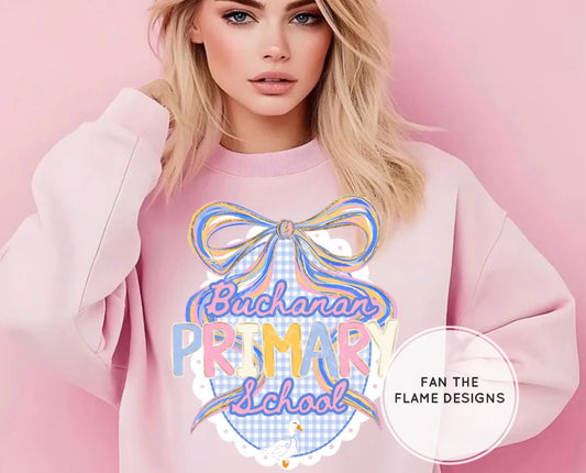 Buchanan Primary School Coquette Short/Long/Sweatshirt