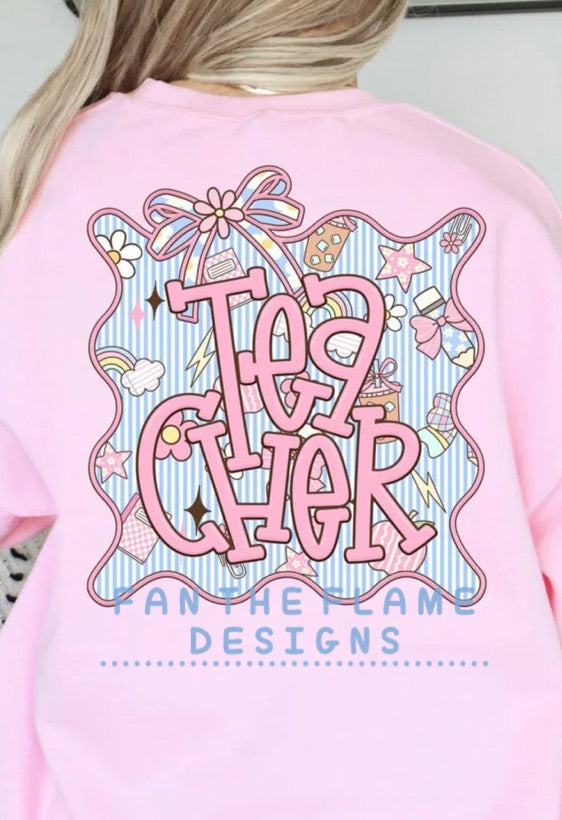 Seersucker frame Grade Levels tee/tank