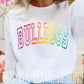 Colorful Varsity Mascot tee/sweatshirt