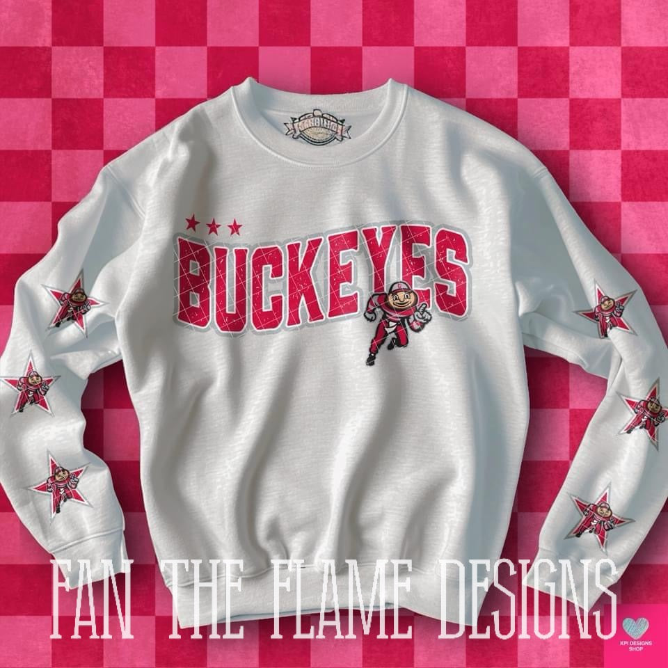 Wavy College Football tee/sweatshirt