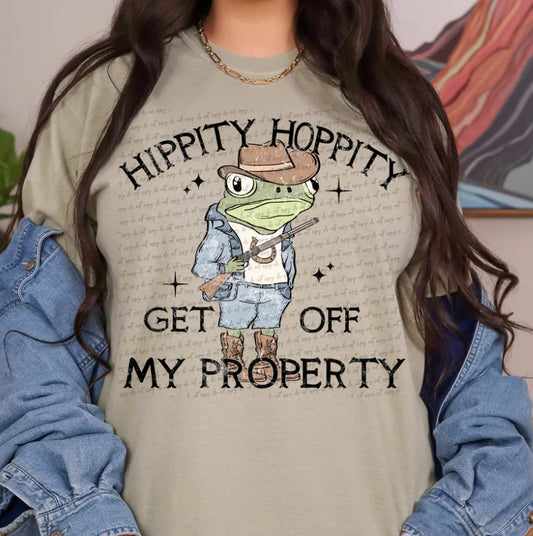 Hippity Hoppity Get Off My Property Grunge tee/sweatshirt