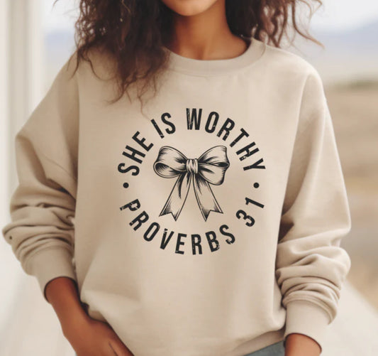 She is Worthy tee/sweatshirt