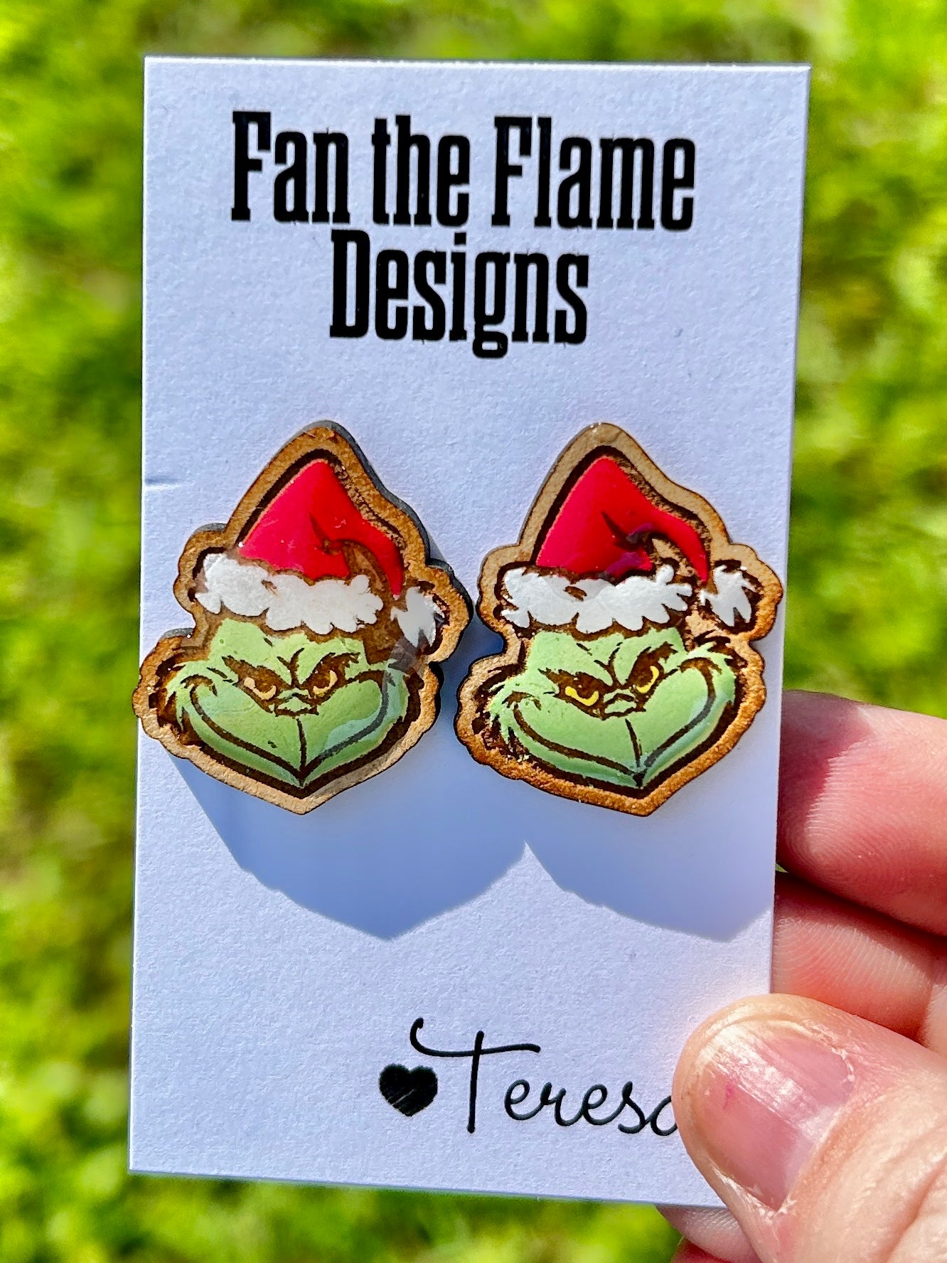 Grinch & Max Stud Earrings