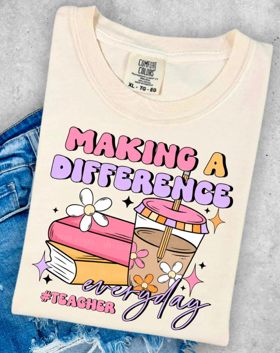 Making a difference everyday tee/sweatshirt