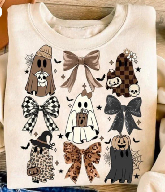 Neutral ghost collage Tee/Sweatshirt