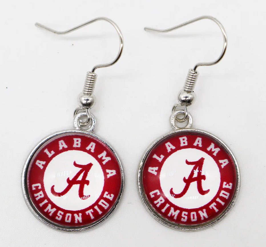 Roll Tide Dangle Earrings