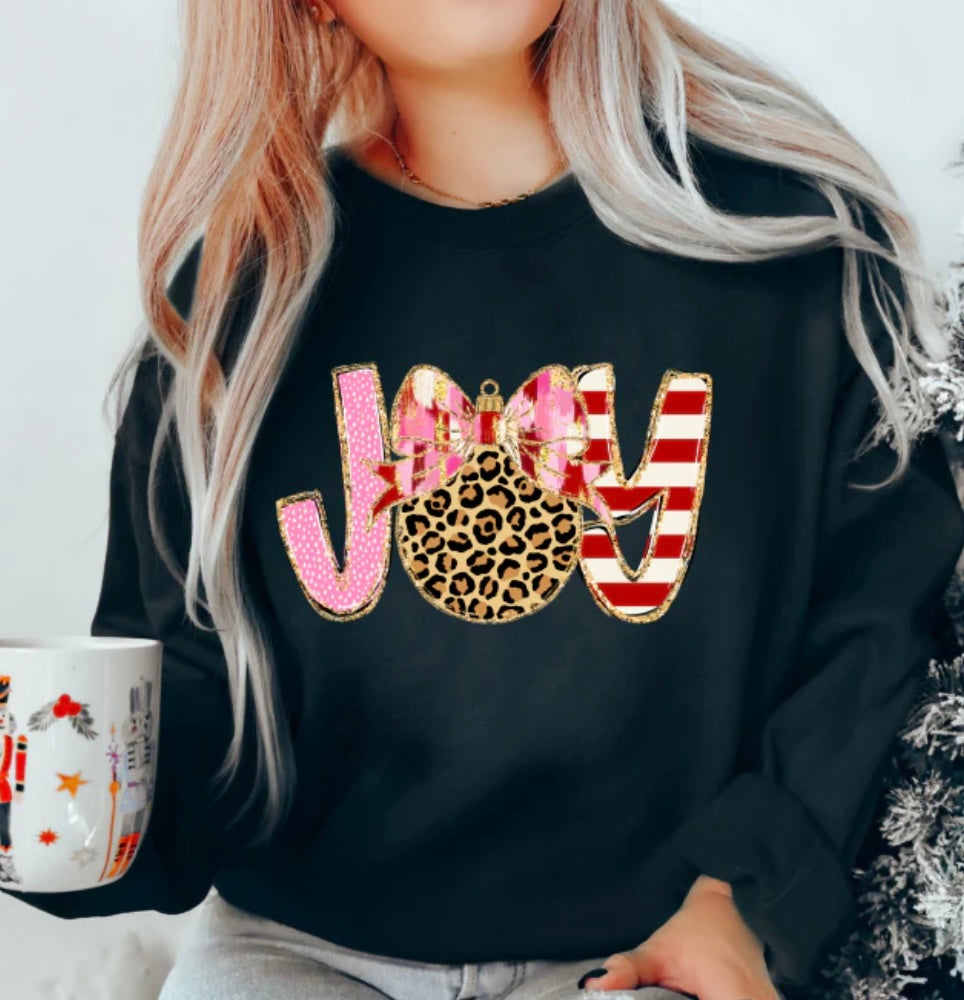 Leopard Joy Coquette Ornament tee/sweatshirt