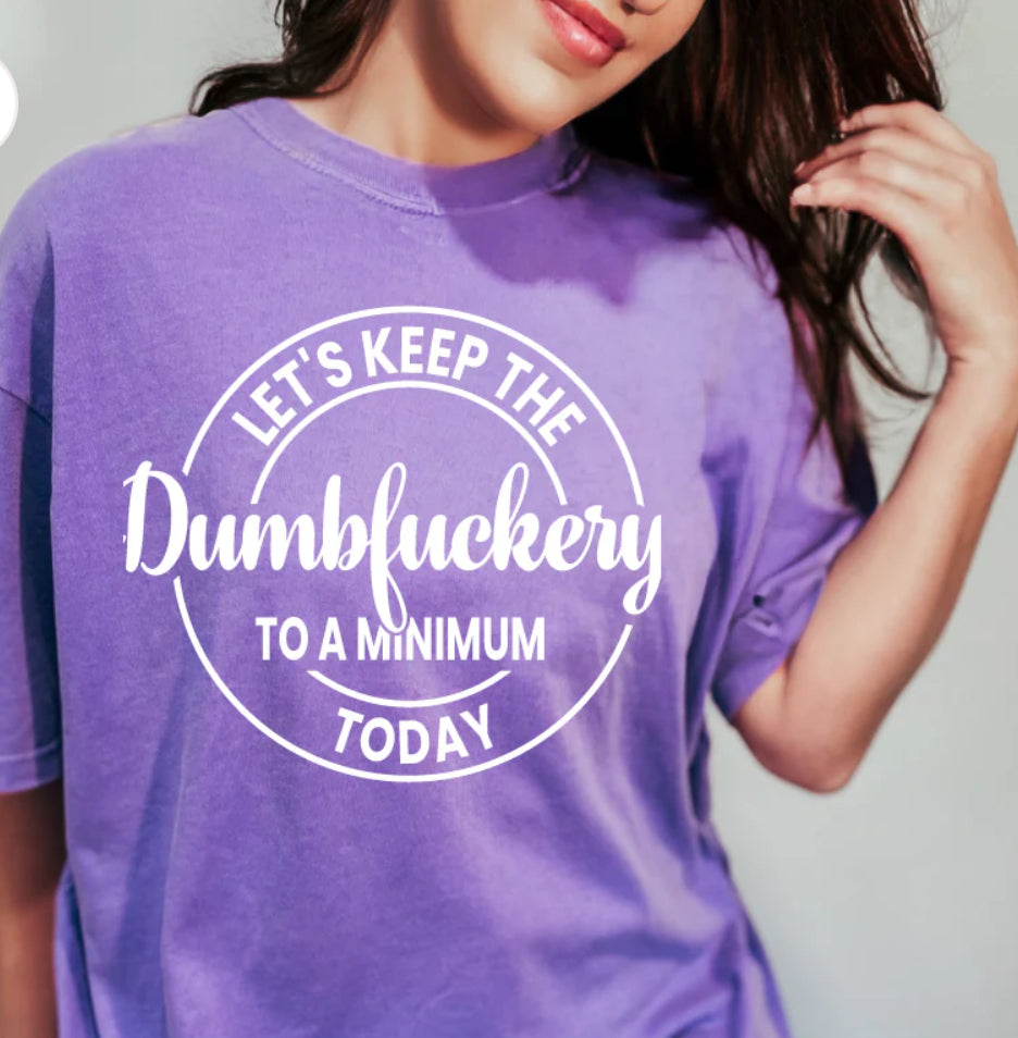 Keep it to a minimum tee/sweatshirt