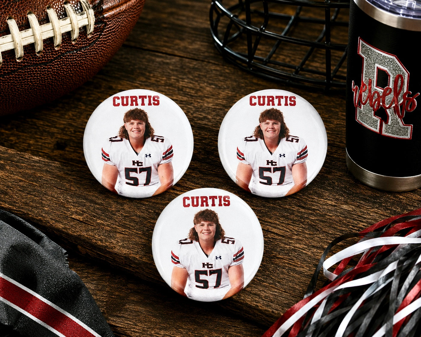 Custom Photo Buttons