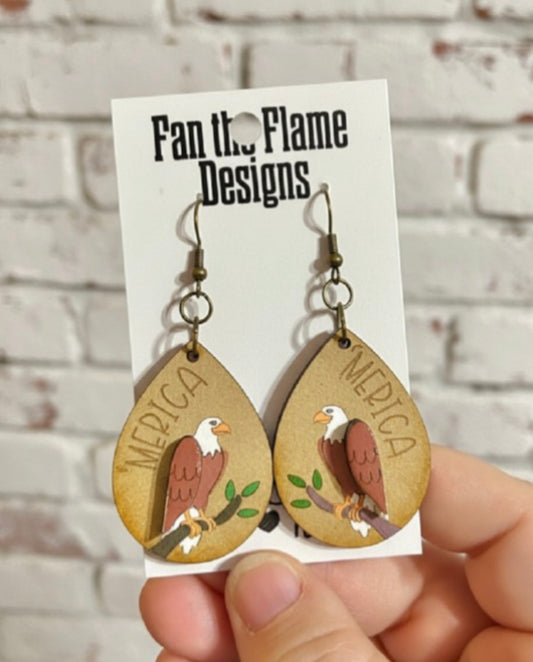 ‘Merica Dangle Earrings