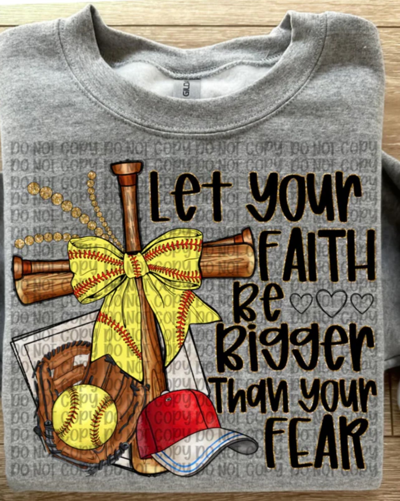 Let your faith be bigger tee/sweatshirt