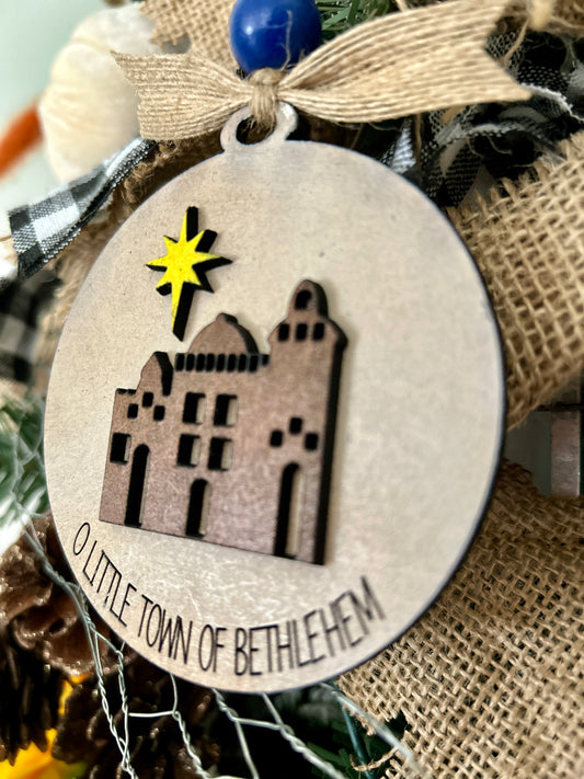 O Little Town of Bethlehem Ornament