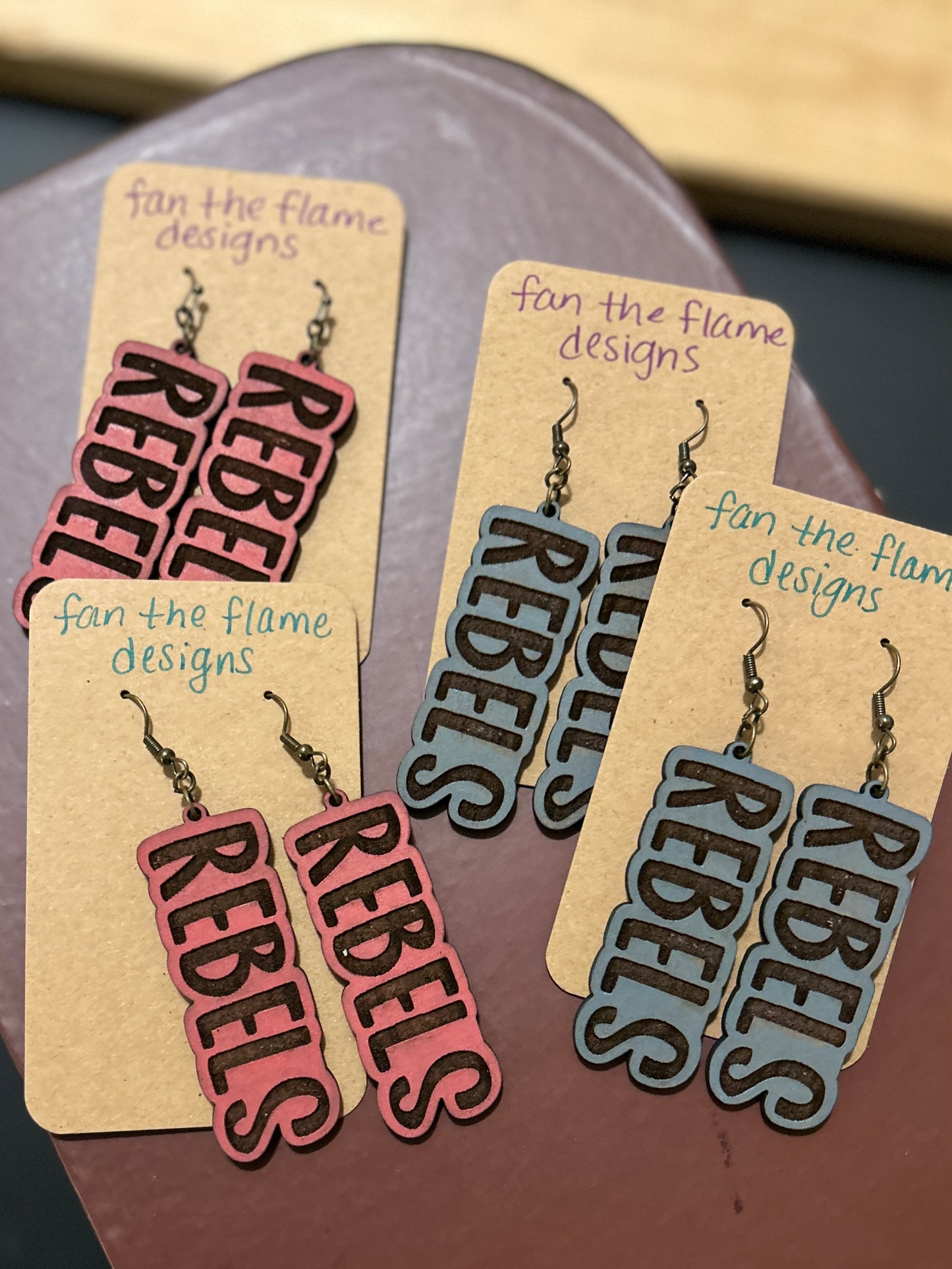 Handmade Rebel Dangle Earrings