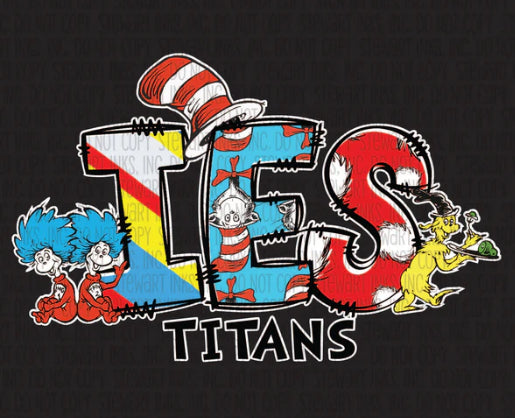 IES Suess Titans tee/sweatshirt