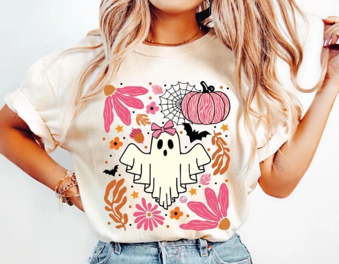 Ghost pink and orange fall items tee/sweatshirt