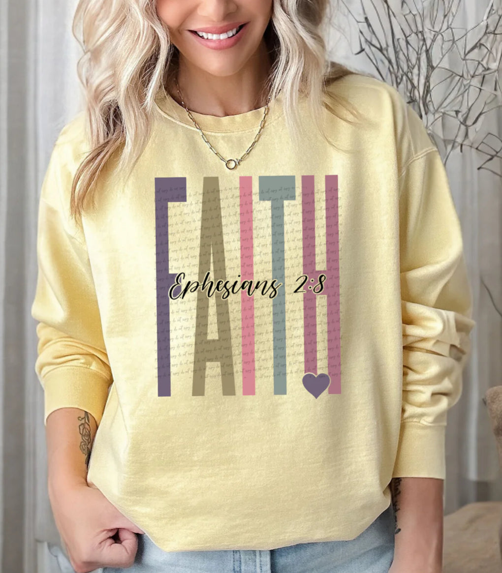 FAITH Ephesians 2:8 tee/sweatshirt