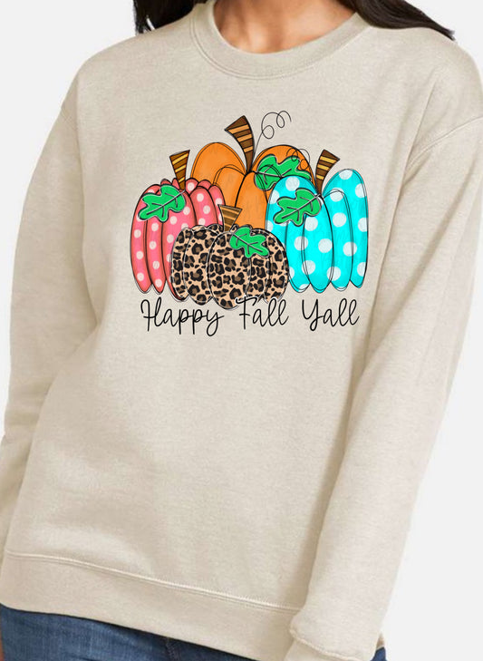 Happy Fall Y’all Tee/Sweatshirt