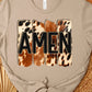 Amen cowhide Tee/Sweatshirt