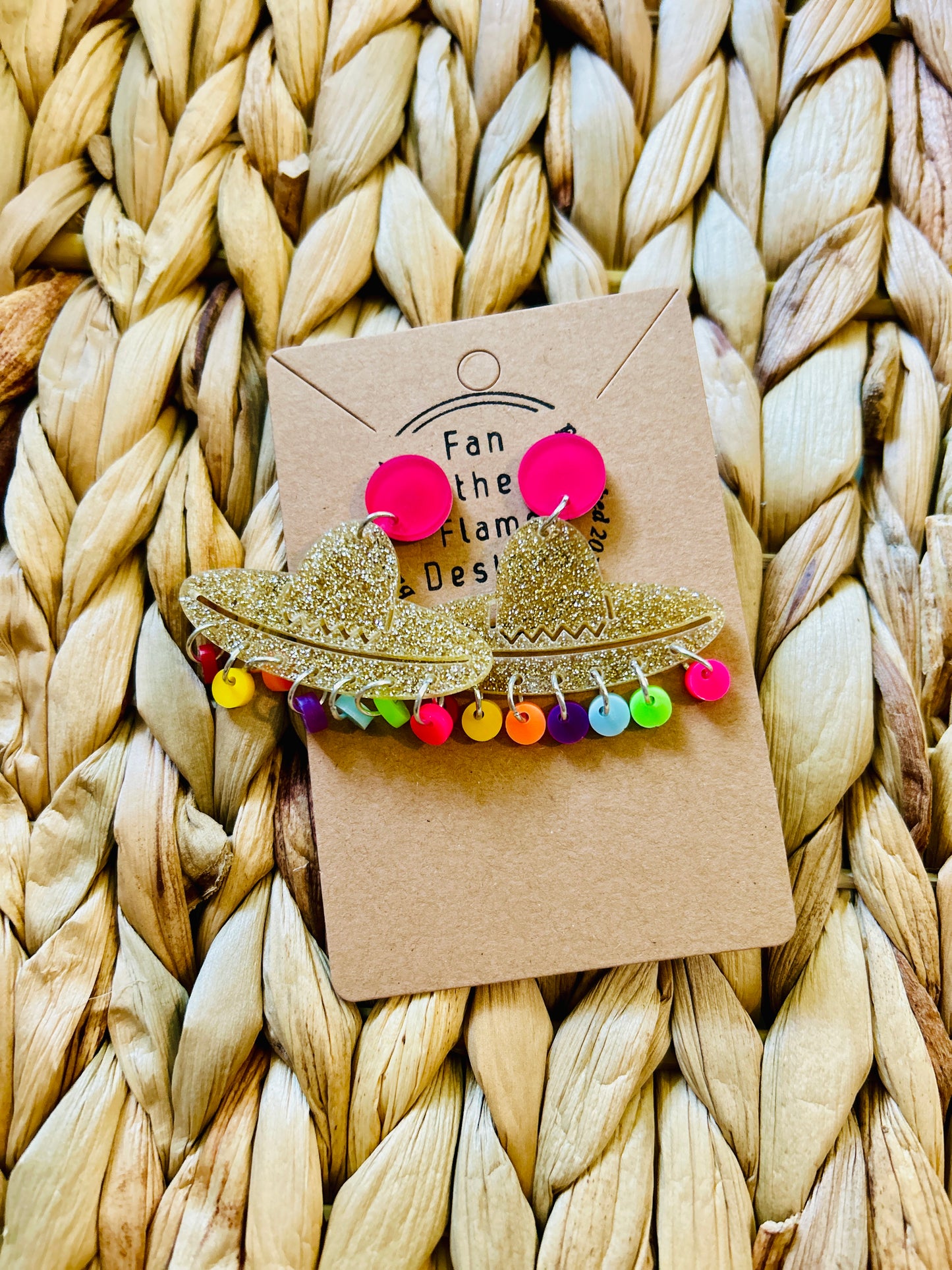 Sombrero Dangle Earrings