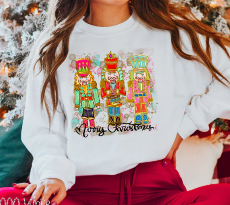 Nutcracker Merry Christmas tee/sweatshirt