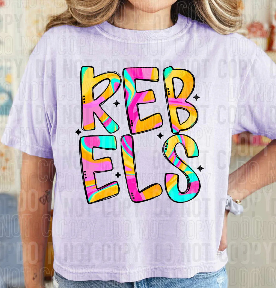 Rebels watercolor tee/sweatshirt